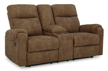 Edenwold Reclining Loveseat with Console