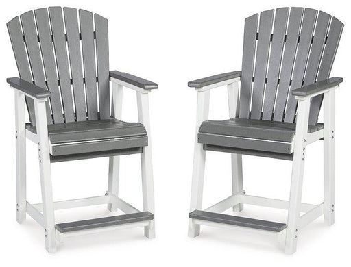 Transville Outdoor Counter Height Bar Stool (Set of 2) image