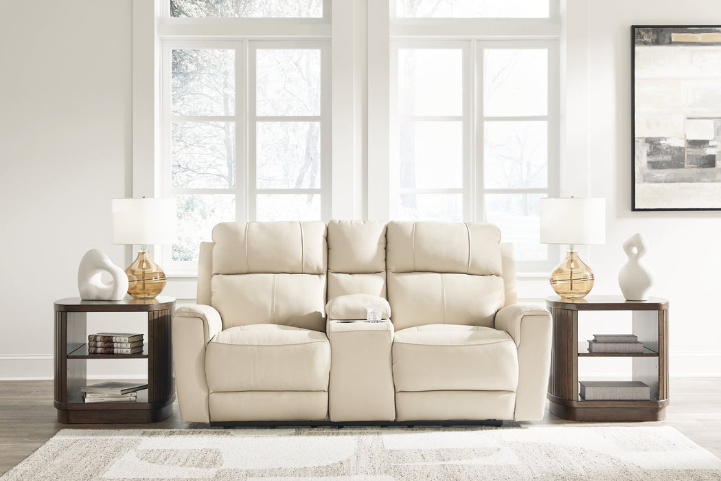 Dahlmoore Power Reclining Loveseat with Console