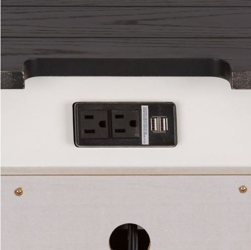 Allyson Park Nightstand w/ Charging Station